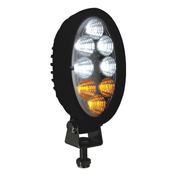Forklift Vertical Combination Light with 3 Amber LEDs and 5 White LEDs